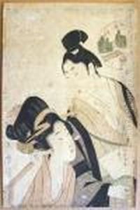 Mishima From Bijin Ichidai Gojusan Tsugi by Kitagawa Utamaro