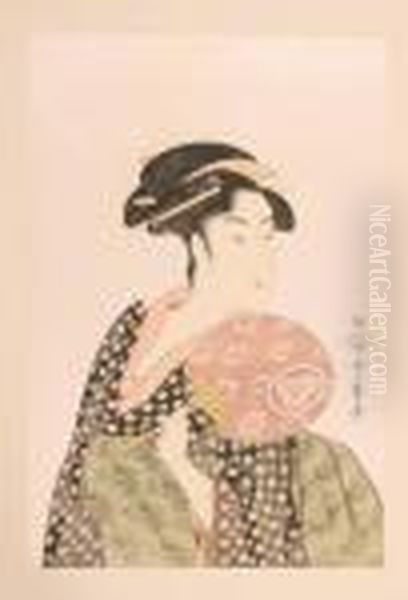 Woman With Fan - view 1