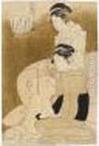 Wakatsuru De La Maison Wakamatsuya by Kitagawa Utamaro
