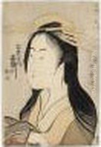 Matsubaya Uchi Kisegawa, Sasano, Takeno by Kitagawa Utamaro