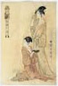 Mi No Koku. L'heure Du Serpent by Kitagawa Utamaro