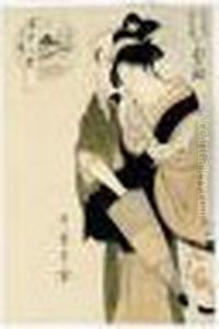 Ochiyo Hambei No Yoru No
Ame/namida. Ochiyo Et Hambei. Les Larmes Qui Perlent Ou La Pluie Le Soir by Kitagawa Utamaro