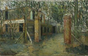 La Guinguette A Montmagny by Maurice Utrillo