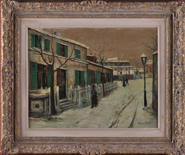 Street Scene In Winter - view 1