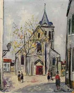 Eglise De Banlieue by Maurice Utrillo