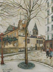 L'eglise Saint-medard A Paris by Maurice Utrillo