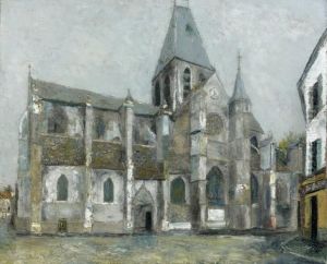 Eglise De Villiers-le-bel (val D'oise) by Maurice Utrillo