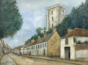 Rue De Meaux Et Le Chateau, La Ferte-milon (aisne) Rue De Meaux Et Le Chateau, La Ferte-milon (aisne)