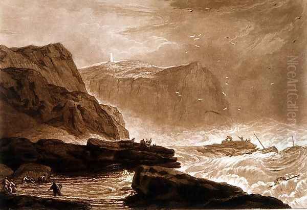 Coast of Yorkshire, from the Liber Studiorum, engraved by William Say, 1811 - view 1