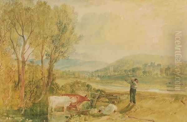 Lulworth Castle, Dorset, c.1820 - view 1