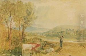 Lulworth Castle, Dorset, c.1820