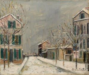 Montmartre Sous La Neige by Maurice Utrillo