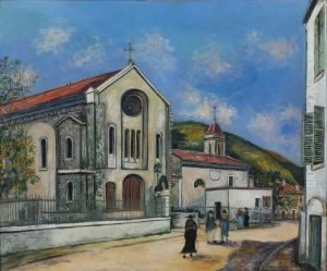 L'eglise De Beaulieu Sur Mer by Maurice Utrillo