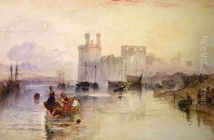 View of Carnarvon Castle by Joseph Mallord William Turner