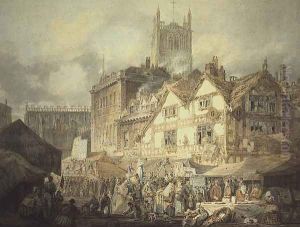 High Green, Queen Square, Wolverhampton, 1795 by Joseph Mallord William Turner