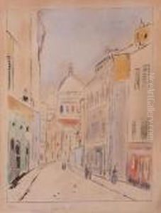 Via Di Parigi by Maurice Utrillo