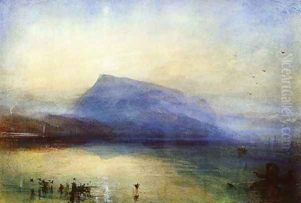 The Blue Rigi: Lake of Lucerne - Sunrise - view 1