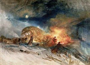 Travellers in a Snowdrift by Joseph Mallord William Turner
