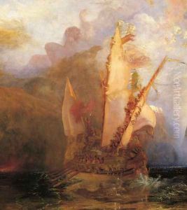 Odysseus Deriding Polyphemus [detail: 1] by Joseph Mallord William Turner