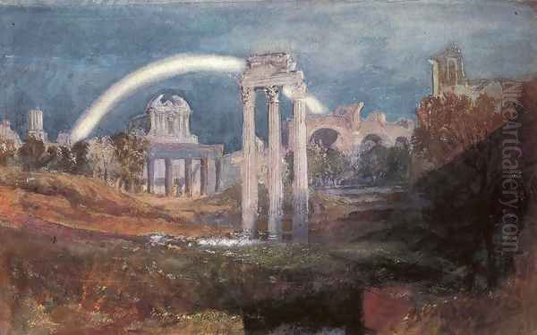 Rome: The Forum with a Rainbow - view 1