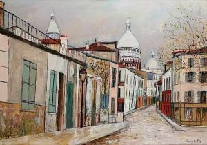 Rue Norvins A Montmartre, Circa 1931 Rue Norvins A Montmartre, Circa 1931