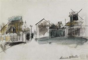 Le Moulin De La Galette. Um 1920. Le Moulin De La Galette. Um 1920.