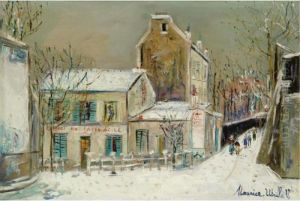 Le Lapin Agile, Effet De Neige by Maurice Utrillo