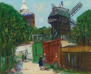Le Moulin De La Galette A Montmartre Le Moulin De La Galette A Montmartre