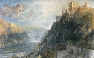 Rheinfels looking to Katz and Gourhausen, 1817