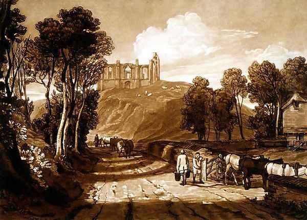 Catherine's Hill near Guildford, from the Liber Studiorum, engraved by J.C. Easling, 1811 - view 1