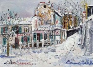 Le Lapin Agile, Effet De Neige. Le Lapin Agile, Effet De Neige.