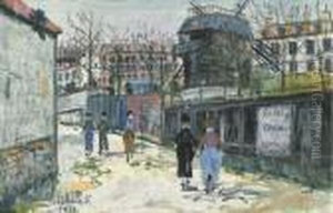 Le Moulin De La Galette A Montmartre Le Moulin De La Galette A Montmartre