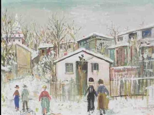 Maquis De Montmartre Sous La Neige - view 1
