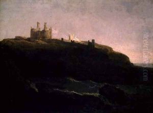 Dunstanborough Castle, Sunrise after a Squally Night, 1798 by Joseph Mallord William Turner