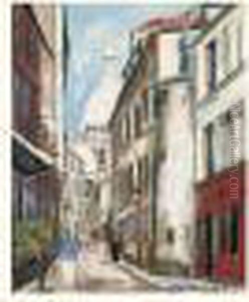 Rue Saint-rustique A Montmartre - view 1
