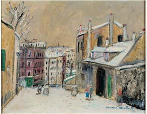 La Maison De Mimi Pinson Sous La Neige, Vers 1948-50 La Maison De Mimi Pinson Sous La Neige, Vers 1948-50