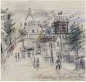 Montmartre, Le Moulin De La Galette Montmartre, Le Moulin De La Galette