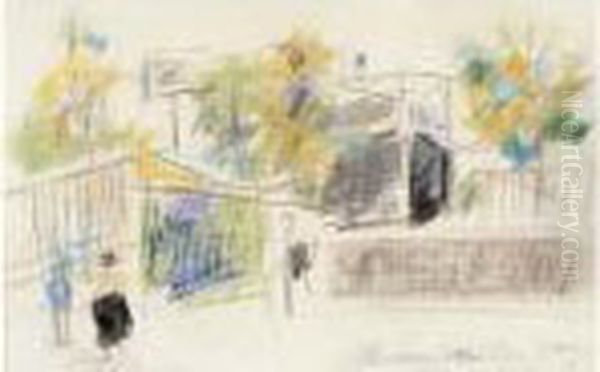 Montmartre, Le Moulin De La Galette, Vers 1924-1925 - view 1