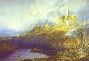 Warkworth Castle, Northumberlan by Joseph Mallord William Turner