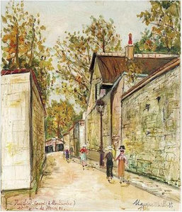 Rue Saint-vincent (a Montmartre) Et Maison De Henri Iv Rue Saint-vincent (a Montmartre) Et Maison De Henri Iv