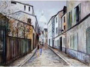Sacre Coeur De Montmartre Et Rue Sainte-rustique Sacre Coeur De Montmartre Et Rue Sainte-rustique