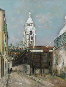 La Rue Saint-vincent Et Le Sacre-coeur La Rue Saint-vincent Et Le Sacre-coeur