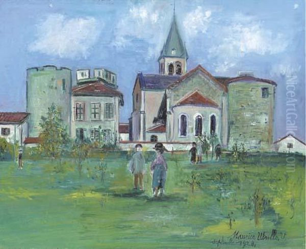 Eglise D'amberieux-en-dombes (ain) - view 1