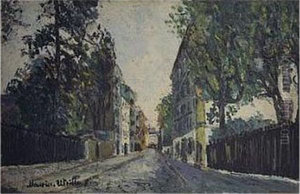 Rue De Banlieue by Maurice Utrillo