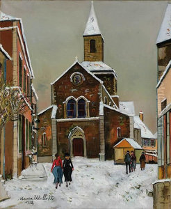 Eglise Sous La Neige Eglise Sous La Neige