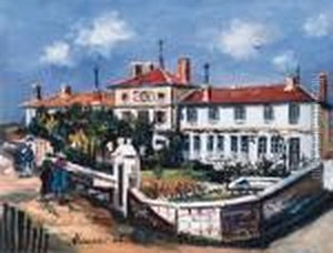 La Maison De La Isabel
Signed And Dedicated ' Maurice. Utrillo. V. A Danile Isabel Trs'(lower Left)