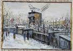 Montmartre, Le Moulin De La Galette Montmartre, Le Moulin De La Galette