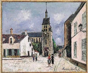Personnages Sur La Place De L'eglise, Circa 1926-1928. Personnages Sur La Place De L'eglise, Circa 1926-1928.