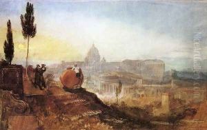 Rome: St. Peter's from the Villa Barberini by Joseph Mallord William Turner