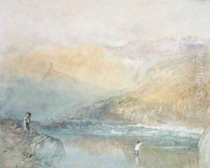 On the Mosell, near Traben Trarabach, c.1841